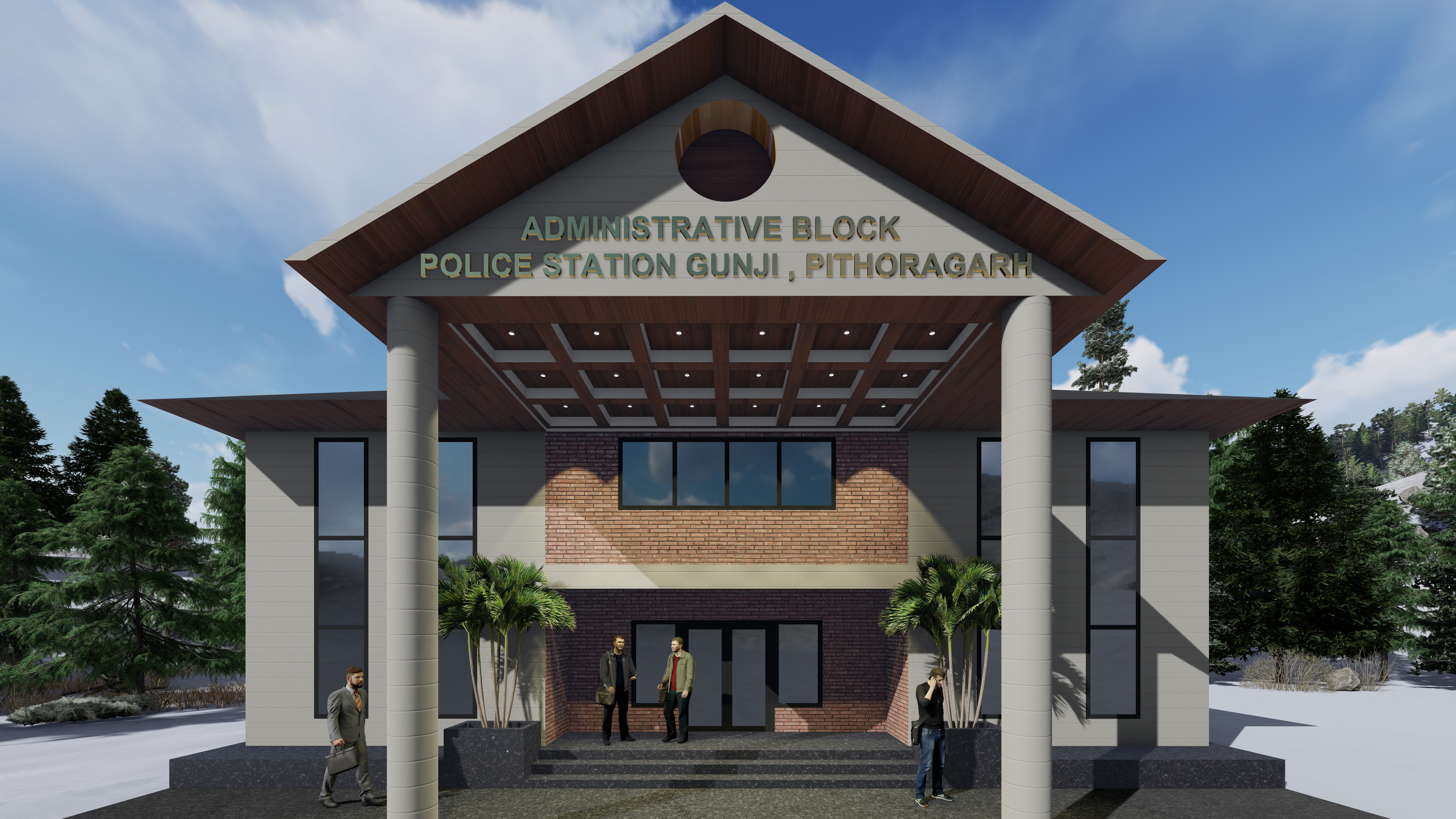 Police HEADQUATER_3D_01